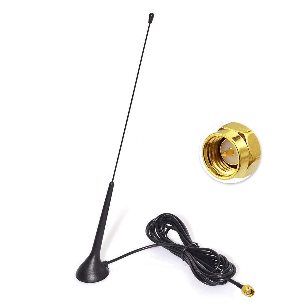Blaupunkt Beat DAB Car Radio with FM/AM, Magnetic Base, SMA DAB Antenna Extension Cable (300cm), Compatible with Digital Radio Reception - Pioneer, TechniSat, Kenwood, Alpine