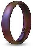 Knot Theory Cosmic Purple Silicone Ring for Men