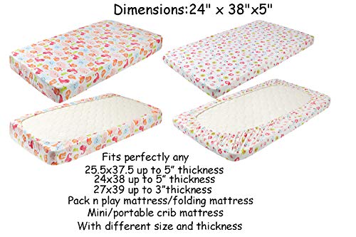 3 Playard+Stretchy+Portable+Mattress+Knlpruhk