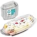 Fit Meal Prep [100 Pack Banana Split Boat Plate 8oz and 12oz - Clear PET Plastic Disposable Ice Cream Sundae Splits Bowl Tray for Gelato Parlors, Cafes, Parties, Home and Restaurants