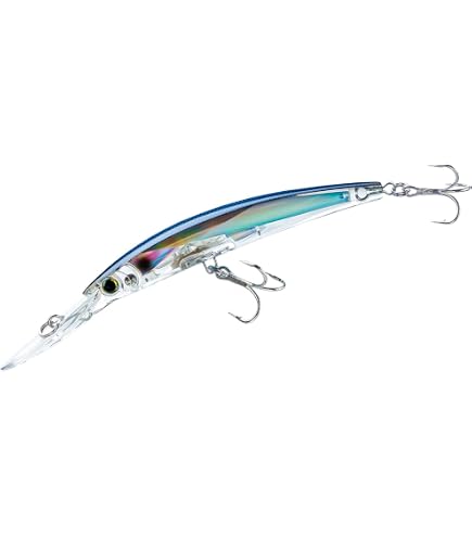 Yo-Zuri R1134-c4 Cristal Minnow Deep Diver - Leurre Flottant Argent Noir Pour Pêche