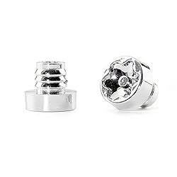 100pcs Wheel Rim Lip Rivets Nuts of 7.5mm/0.3in