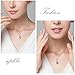 Sephla White Gold Plated 1ct Cubic Zirconia Angel Wing Pendant Necklace For Women