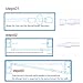GOODUSCN Spring Tesnion Curtain Rod 28 to 48 inches, Adjustable Length Curtain Rods for Window, Bathroom, Kitchen, Bookshelf, DIY Projeacts (White- 6 Pack)