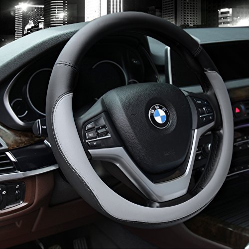 1 Valleycomfy+Microfiber+Leather+Steering+Universal