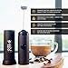 KitchVision Mini Handheld Milk Frother - Battery Operated Electric Foam Maker | Includes Kitchen Stand