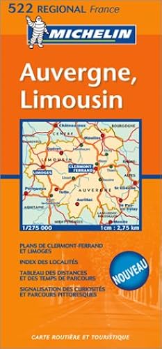 Download Carte routière : Auvergne - Limousin PDF