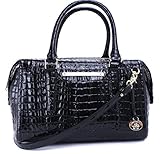 Brahmin Gemma Satchel Onyx La Scala