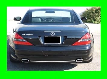 Amazon Com 312 Motoring Fits Mercedes Benz R230 03 08 Sl500 Sl550 Sl55 Sl65 Amg Chrome Rear Valance Molding Sl 500 55 03 04 05 06 07 03 04 05 06 07 08 08 Sport R230 Automotive