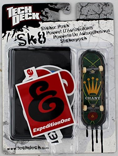 1 TECH DECK 96mm FINGERBOARD / STICKER PACK - EXPEDITION ONE BOARD
