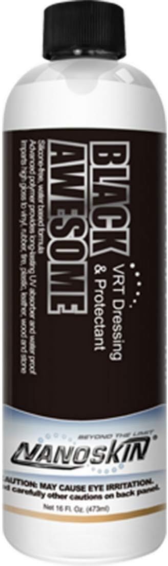Nanoskin NA-BAE16 Black Awesome VRT Dressing and Protectant - 16 oz.