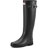 Amazon.com | Hunter Women's City Explorer Tall Rain Boot, Black, 6
