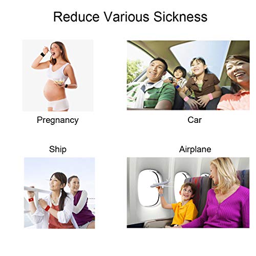 DR.DUDU 5 Pairs Motion Sickness Relief Wristbands Acupressure Wristbands Nausea Relief Band for Morning Sickness & Sea, Travel, Car Sickness - Thumbnail 5