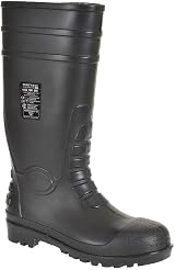 Portwest FW95 Mens Steel Toe Cap Safety Wellington Boots White 43 view 3