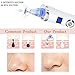 [Upgraded] Blackhead Remover, Meiyou USB Rechargeable Comedo Suction Extractor with LED Display, Facial Vacuum Pore Acne Cleaner, Blue