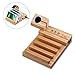 Apple Watch Stand Bamboo Charging Station for Multiple Devices, Yome Wood Docking Station Organizer Stand with 3 USB Ports, Holder Cradle for iWatch & iPhone X, 8, 7, 6s & Tablet & iPad