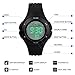 Kids Watch Waterproof Children Electronic Watch - Lighting Watch 50M Waterproof for Outdoor Sports,LED Digital Stopwatch with Chronograph, Alarm, Child Wrist Watch for Boys, Girls - PerSuper (Black)