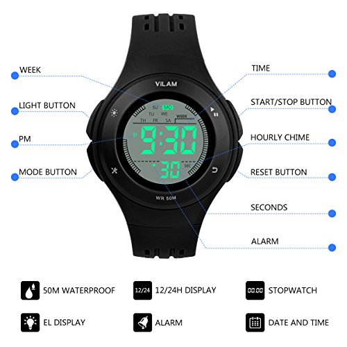 2 Kids+Watch+Waterproof+Children+Electronic