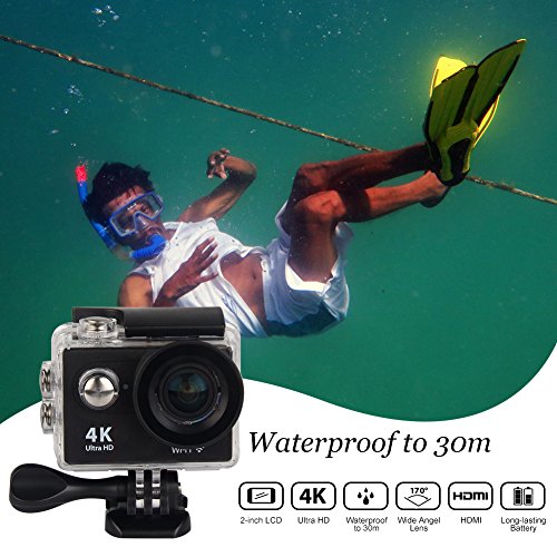 4 Waterproof+Rechargeable+1050mAh+Batteries+Accessories