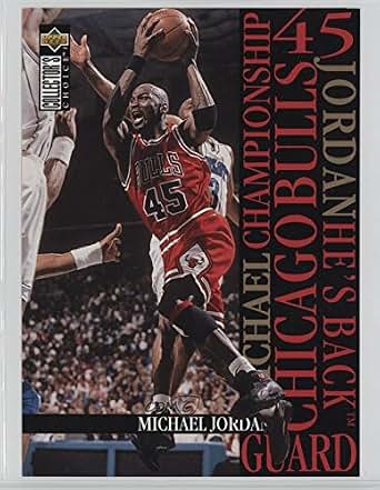 michael jordan collectors choice basketball card