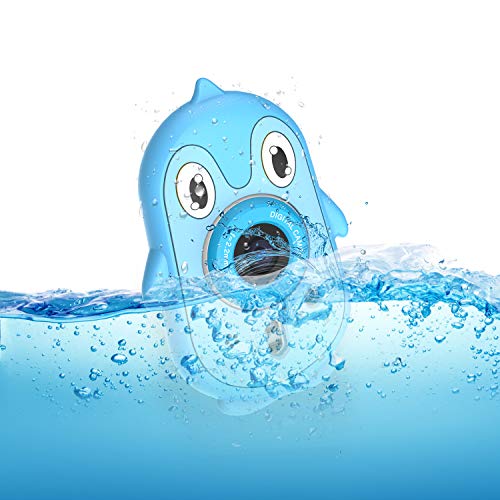 LUOSI Kids Diving Digital Camera 3M | Waterproof Video Camera | Anti-Drop Selfie Camcorder 2.4 inch HD Screen | Gift and Toy for Children Age 4 to 12 Include Soft Silicone Case (Blue)