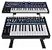 Rockville Rock2d2 Adjustable Dual Shelf DJ Controller Midi Keyboard Laptop Stand