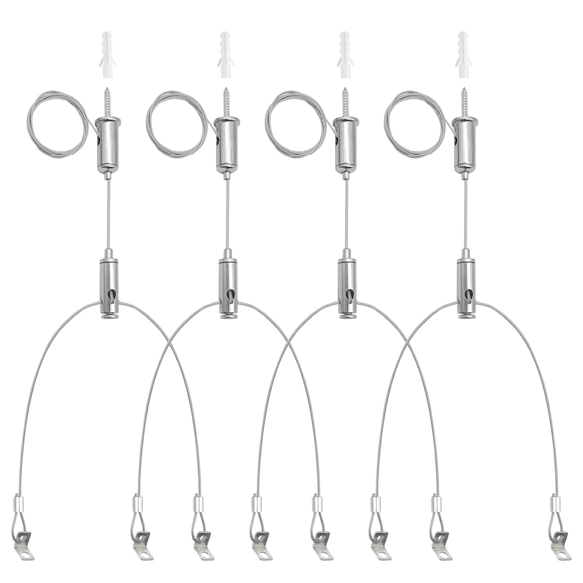 HAMRVL 4 Set Aquarium Light Suspension Cables Kit