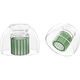 SpinFit W1 for IEM - M - Patented Medical-Grade Silicone Ear Tips, Double W-Shaped Tube Core, More Stability