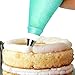 MCIRCO 3 Sizes Reusable Pastry Silicone Icing Bag Decorating Supplies Cupcake Macaron Cake Frosting DIY Baking Tool with 3 Icin, Blue
