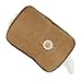 Winter Hand Warmer Rechargeable Safe Hot Water Bag, Cute Bowknot Cat Portable Electric Heat Warming Bag Pain Relief Hot Water Bottle+Cartoon Soft Detachable Velvet Cover(No Water Injection)