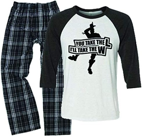 LivingTees You Take The L Gamer Fortnight Pajamas for Boys