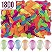 Prextex Balloons - 1800 Bulk Balloons Pack for Splash Fights and Outdoor Water Games