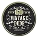 Vintage Dude 60th Birthday Party Supplies Pack for 16 Guests | The Man The Myth The Legend | Includes: Straws, 16 Dessert Plates, 16 Luncheon Napkins, and 16 Cups (Bundle for 16) Sixty Years