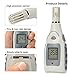 TOPONE Digital Humidity and Temperature Meter Portable Thermometer Hygrometer Monitor with Tripod Thread, Hand-held LCD Backlight for Indoor and Outdoor 9V Battery Included