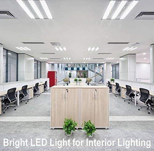 T8 LED Replacement, HouLight 25-Pack, 18W 4-foot T8 LED Light Tube, 6000K, Daylight, Super Bright White, Double End Power, Frosted Cover - Thumbnail 4