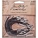 Elastic Bands by Tim Holtz Idea-ology, 4.75 Inches, Pack of 15 Bands, Black, TH93142