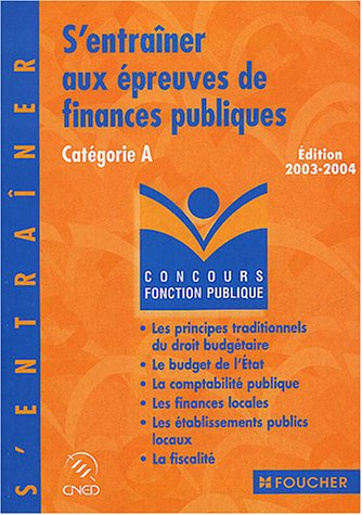 S'entraîner aux épreuves de finances publiques