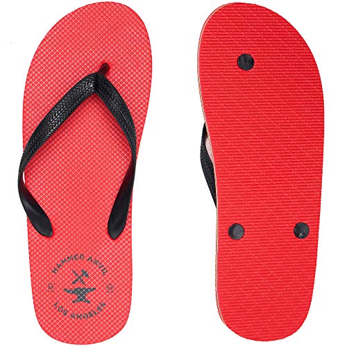Hammer Anvil Men's Flip-Flops Summer Sandals Red US 13