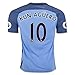 KUN AGUERO 10 Manchester City 16/17 Soccer Jersey Men's Home Color Blue Size M