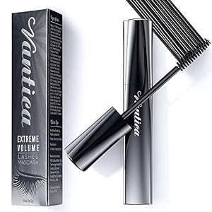 Mascara Black Volume and Length – Vantica Waterproof Mascara 4D silk Fiber Lash Mascara Black,Volumizing and Lengthening…