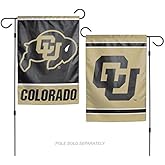 NCAA Colorado Buffaloes 12.5" x 18" Inch 2-Sided Garden Flag Logo