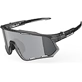 BUCKLOS Polarized Cycling Running Sunglasses for Men Women UV400 Protection,TR90 Sun Glasses for Bike Baseball Sports Safety