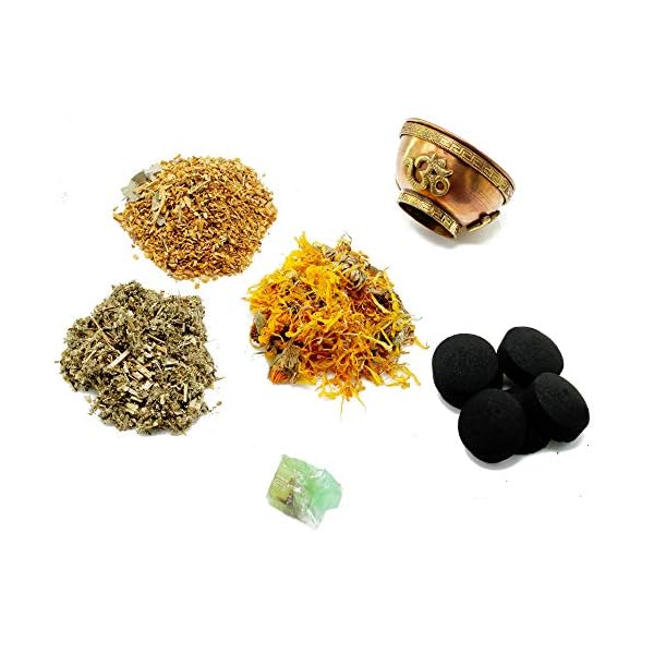 Spiritual Cleansing Kit to Clear Negative Energy Meditation Decor with