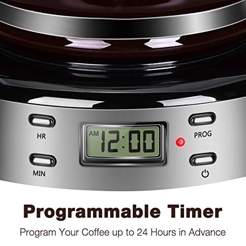 Posame Electric Coffee Makers12 Cup Programmable Smart Drip Coffee