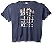 Nintendo Men's Pixel Cast T-Shirt, X-Large, Navy Heather