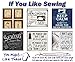 Original Sewing Patent Art Prints - Set of Four Photos (8x10) Unframed - Makes a Great Gift Under $20 for Sewers, Fashion Designers or Seamstresses