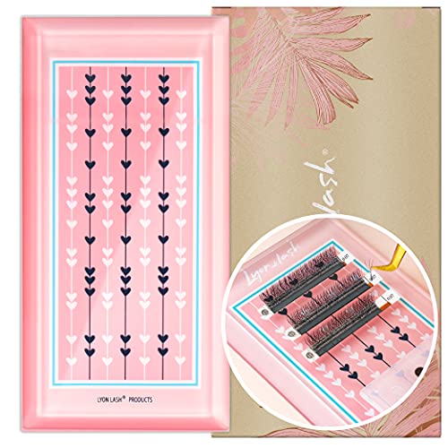 Lyon Lash Glass Lash Tile & Adhesive Holder for Eyelash Extensions | Reusable Lashes Palette 3.2