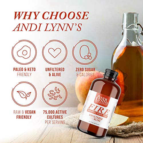 Andi Lynn’s Apple Cider Vinegar Tonic Original Flavor, Pure & Raw