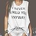 Women Tank Tops, kaifongfu Letter Print Sleeveless Tank Crop Tops Vest