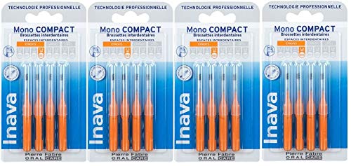 Inava Compact Mono Brushes Orange 1.2 mm Pack of 4 x 4 = 16